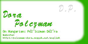 dora polczman business card